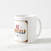 Seien Sie Ihre Tasse | Tasse mit Regenbogen (VorderseiteRechts)
