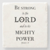 Seien Sie im Lord stark Steinuntersetzer (Vorderseite)