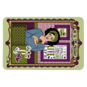 Seien Sie im Magnet "Present_A_4x6 Kühlschrank". (Horizontal)