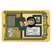 Seien Sie im Magnet Present_C_4x6 Kühlschrank. (Horizontal)