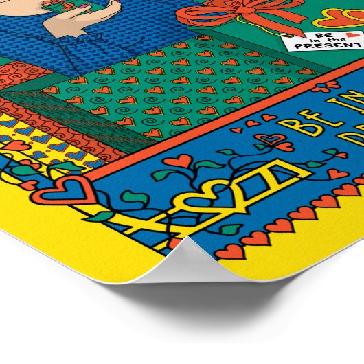 Seien Sie im Present_B_8x10-Poster Poster (Ecke)