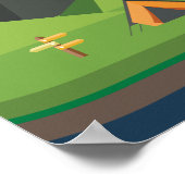 Seien Sie immer bereit für ein Abenteuer! Kinderzi Poster (Ecke)