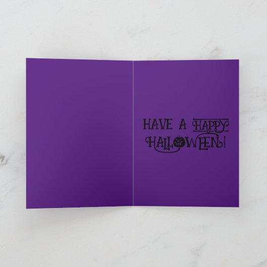 Seien Sie immer bootisch Halloween Karte (Innenseite)