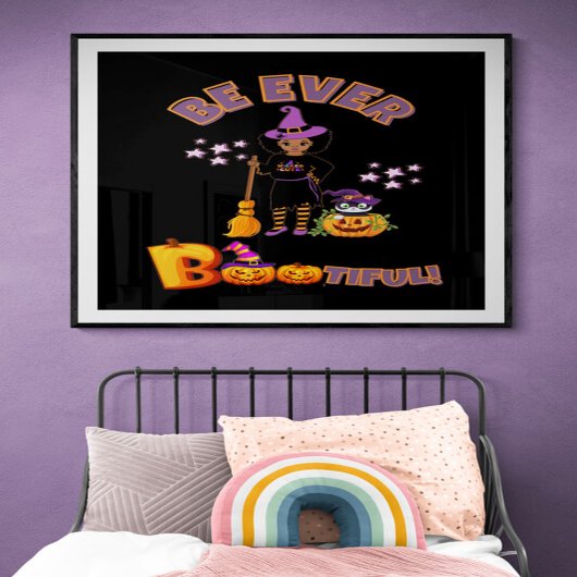 Seien Sie immer bootisch Halloween Poster