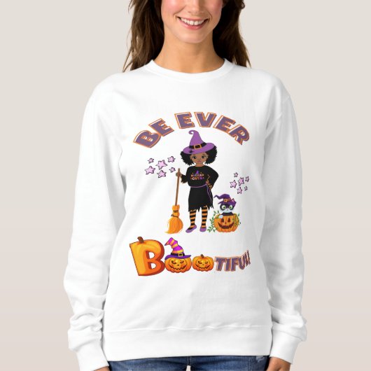 Seien Sie immer bootisch Halloween Sweatshirt (Vorderseite)