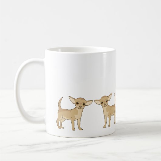 Seien Sie immer Chihuahua Kaffeetasse (Links)