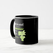 Seien Sie immer ein Dinosaurier Tasse (Vorderseite Links)