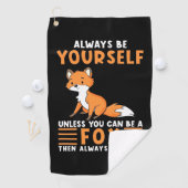 Seien Sie immer ein Fuchs Golfhandtuch (Insitu)
