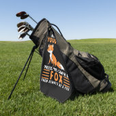 Seien Sie immer ein Fuchs Golfhandtuch (Gras)