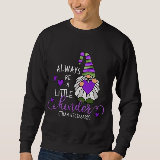 Seien Sie immer ein kleiner Kinder Whimsical Garde Sweatshirt (Vorderseite)