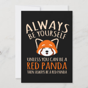 Seien Sie immer ein Niedlicher Panda-Tier Pandas L Dankeskarte
