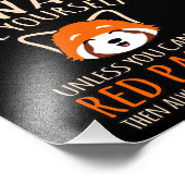 Seien Sie immer ein Niedlicher Panda-Tier Pandas L Fotodruck (Ecke)