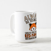 Seien Sie immer ein Niedlicher Panda-Tier Pandas L Kaffeetasse (Vorderseite Links)