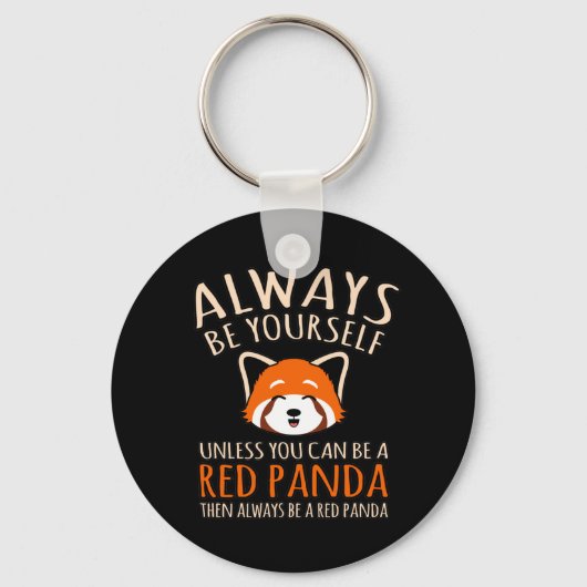 Seien Sie immer ein Niedlicher Panda-Tier Pandas L Schlüsselanhänger (Vorderseite)