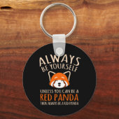 Seien Sie immer ein Niedlicher Panda-Tier Pandas L Schlüsselanhänger (Vorderseite)