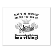 Seien Sie immer ein Viking Gummistempel (Prägung)