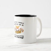 Seien Sie immer ein Viking Zweifarbige Tasse (VorderseiteRechts)