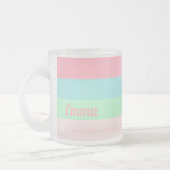 Seien Sie immer einzigartig Sie inspirierend Motiv Mattglastasse (Links)