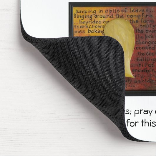 Seien Sie immer froh Mousepad (Ecke)