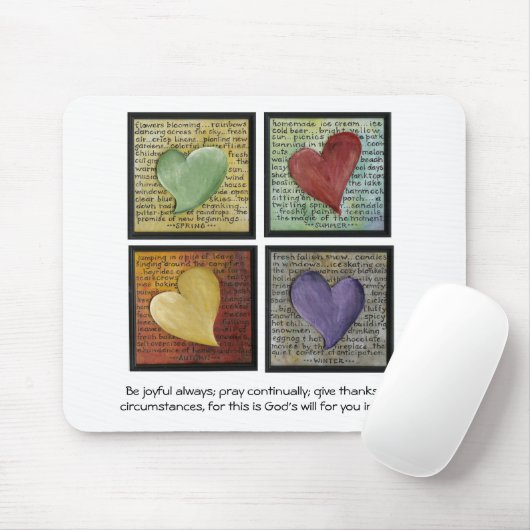 Seien Sie immer froh Mousepad (Mit Mouse)