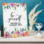 Seien Sie immer glauben an sich selbst Zitat Fotoplatte (Seite)