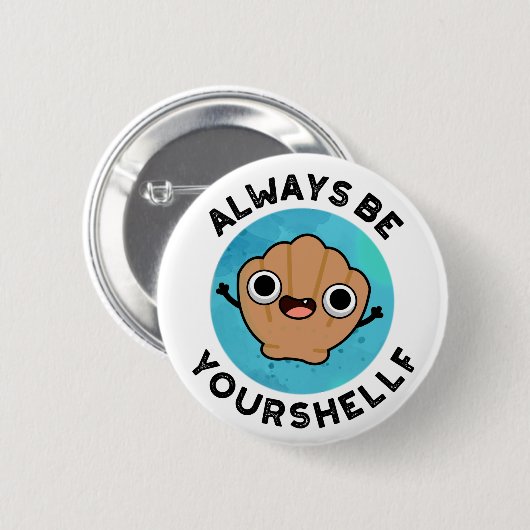 Seien Sie immer Ihr Schmuckstück Positive Sea Musc Button (Vorne & Hinten)