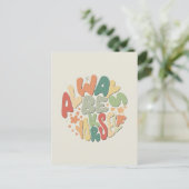 Seien Sie immer Ihr selbst - Herbst Inspiration Postkarte (Stehend Vorderseite)