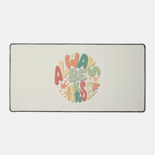 Seien Sie immer Ihr selbst - Herbst Inspiration Schreibtischunterlage (Vorderseite)