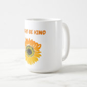 Seien Sie immer Kind-Sonnenblumen-Kaffee-TASSE Kaffeetasse (VorderseiteRechts)