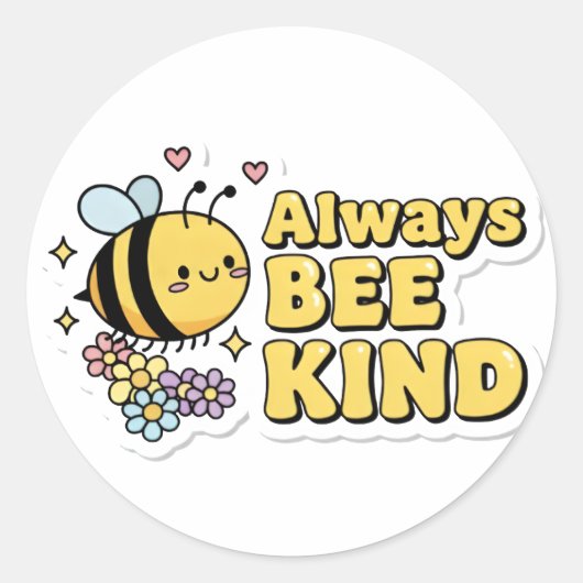 SEIEN SIE IMMER KIND Sticker (Vorderseite)