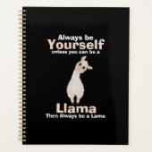 Seien Sie immer Lama Animal Lover Planer (Vorderseite)