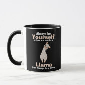 Seien Sie immer Lama Animal Lover Tasse (Links)