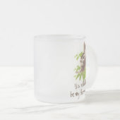 Seien Sie immer mein Hunny Bunny Rabbit, Glass Tas Mattglastasse (VorderseiteRechts)