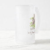 Seien Sie immer mein Hunny Bunny Rabbit, Mattglas Bierglas (VorderseiteRechts)