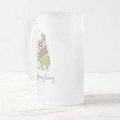 Seien Sie immer mein Hunny Bunny Rabbit, Mattglas Bierglas (Vorderseite Links)