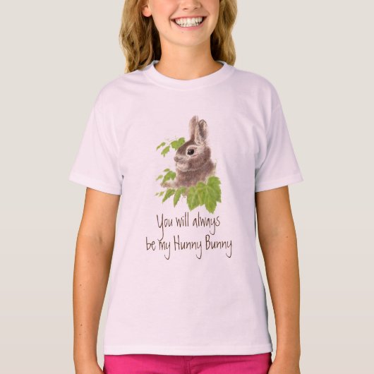 Seien Sie immer mein Hunny Bunny Rabbit Zitat T - T-Shirt (Vorderseite)