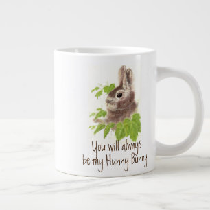 Seien Sie immer mein Hunny Zitat Bunny Rabbit, Jumbo-Tasse