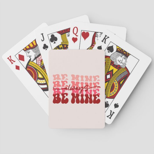 Seien Sie immer meine Spielkarten (Rückseite)