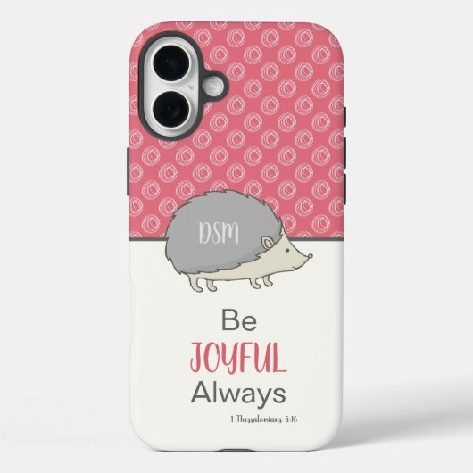 Seien Sie immer Niedlicher Igel Case-Mate iPhone Hülle (Rückseite)