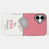 Seien Sie immer Niedlicher Igel iPhone Hülle (Rückseite (Horizontal))