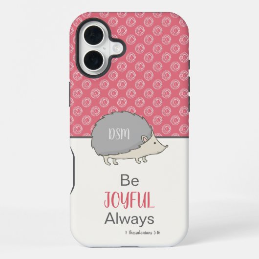 Seien Sie immer Niedlicher Igel iPhone Hülle (Rückseite)