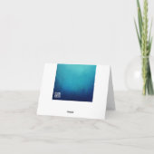 Seien Sie immer noch bewusst, dass ich Gott Bibel  Karte (Rückseite)