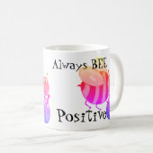 Seien Sie immer positiv Kaffeetasse (VorderseiteRechts)