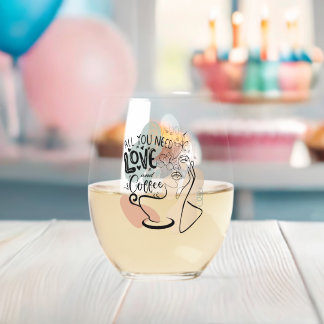 Seien Sie immer positiv Lila gelb Weinglas Ohne Stiel