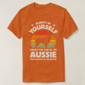 Seien Sie immer selbst Aussie Shepherd for Men Wom T-Shirt (Design vorne)