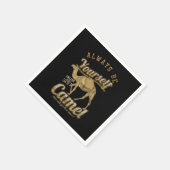 Seien Sie immer selbst Bactrian Camels Humps Wüste Serviette (Ecke)