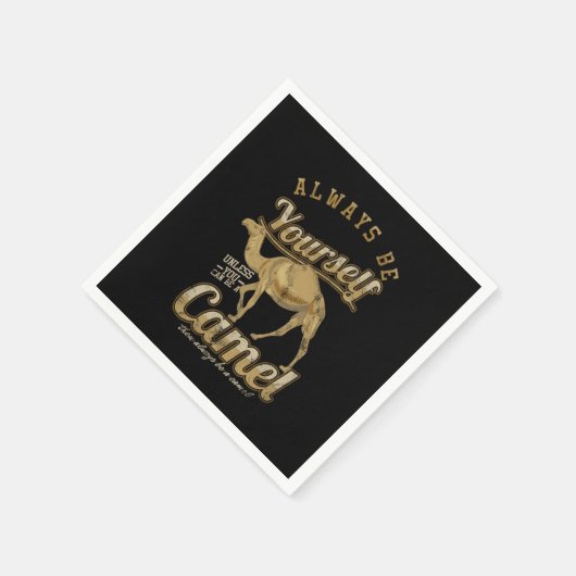 Seien Sie immer selbst Bactrian Camels Humps Wüste Serviette (Ecke)