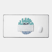 Seien Sie immer selbst - Blue Positive Zitat Schreibtischunterlage (Tastatur & Maus)