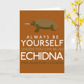 Seien Sie immer selbst, es sei denn, Sie können ei Karte (Gelbe Blume)