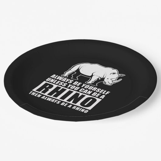 Seien Sie immer selbst, es sei denn, Sie können ei Pappteller (Schrägansicht)